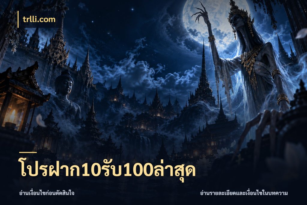 โปรฝาก10รับ100ล่าสุด trlli.com สีสันของโปรฝากและยอดรับ