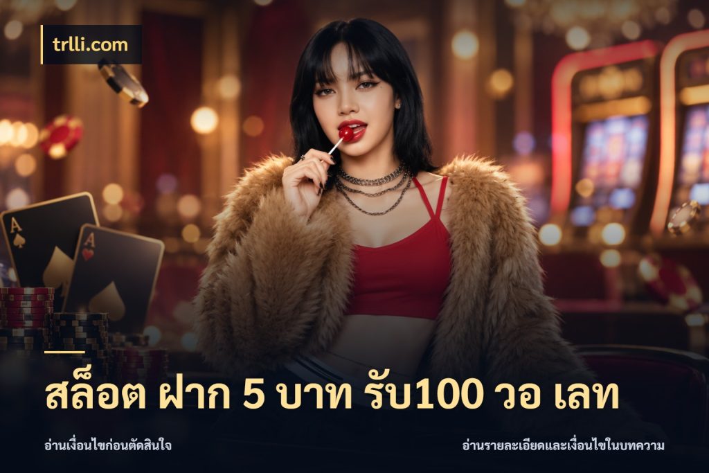 สล็อต ฝาก 5 บาท รับ100 วอ เลท โปรกับเกมที่ชอบเลือกให้ตรงสไตล์ สไตล์ trlli.com