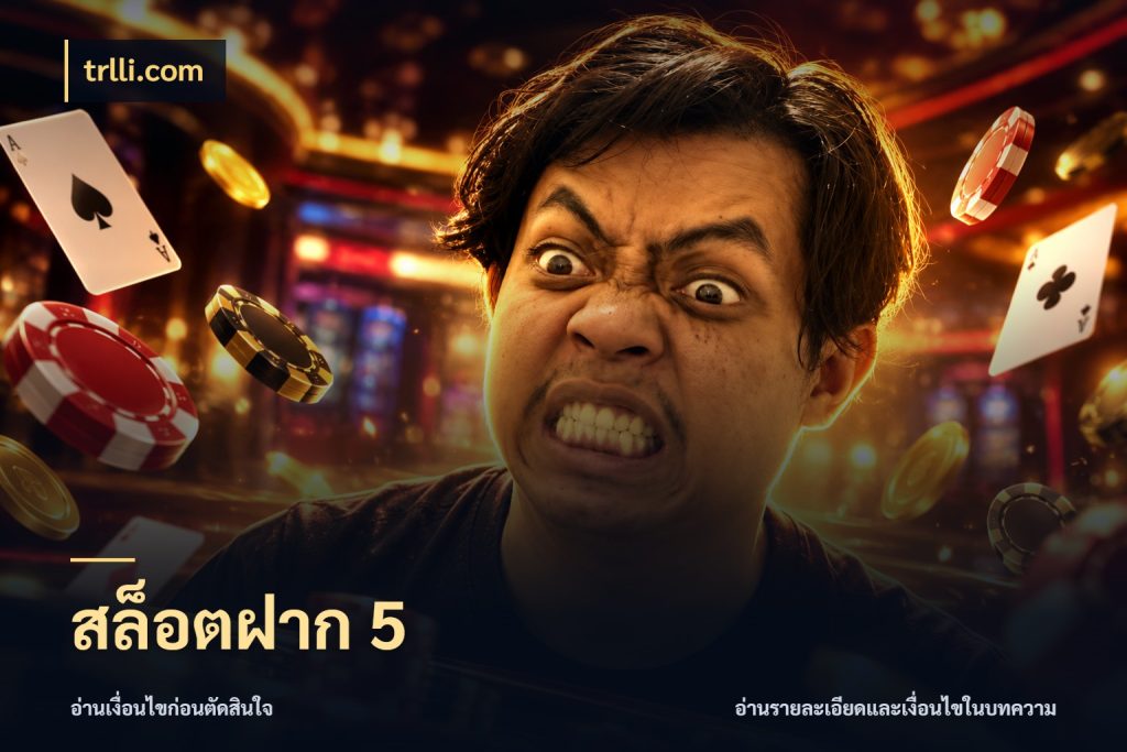 สล็อตฝาก 5 จำนวนเริ่มต้นกับสไตล์เกมที่ชอบ สไตล์ trlli.com