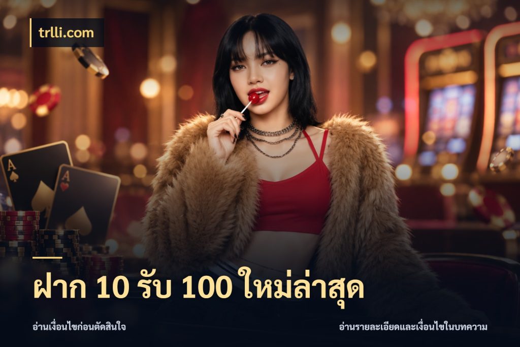 ฝาก 10 รับ 100 ใหม่ล่าสุด โปรกับเกมที่ชอบเลือกให้ตรงสไตล์ สไตล์ trlli.com