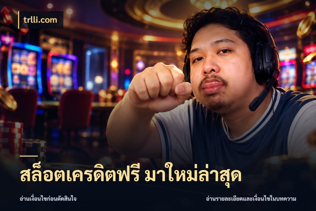 สล็อตเครดิตฟรี มาใหม่ล่าสุด trlli.com เลือกสไตล์ความสนุกจากรูปแบบเครดิต