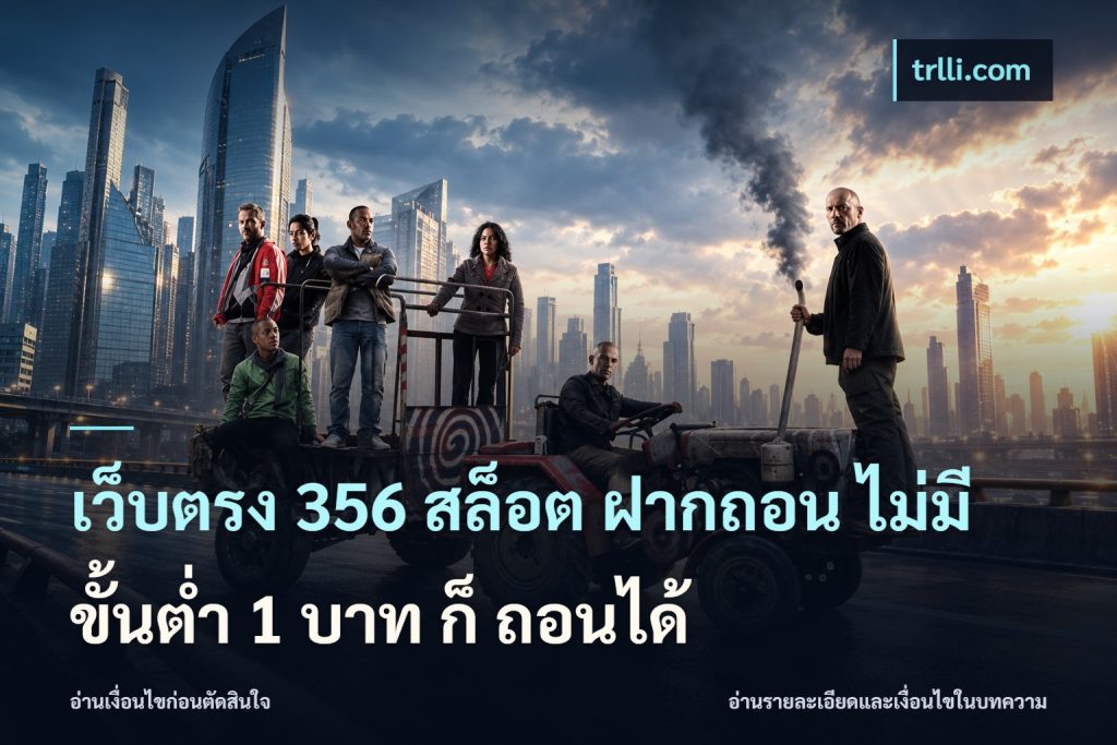 เว็บตรง 356 สล็อต ฝากถอน ไม่มี ขั้นต่ำ 1 บาท ก็ ถอนได้