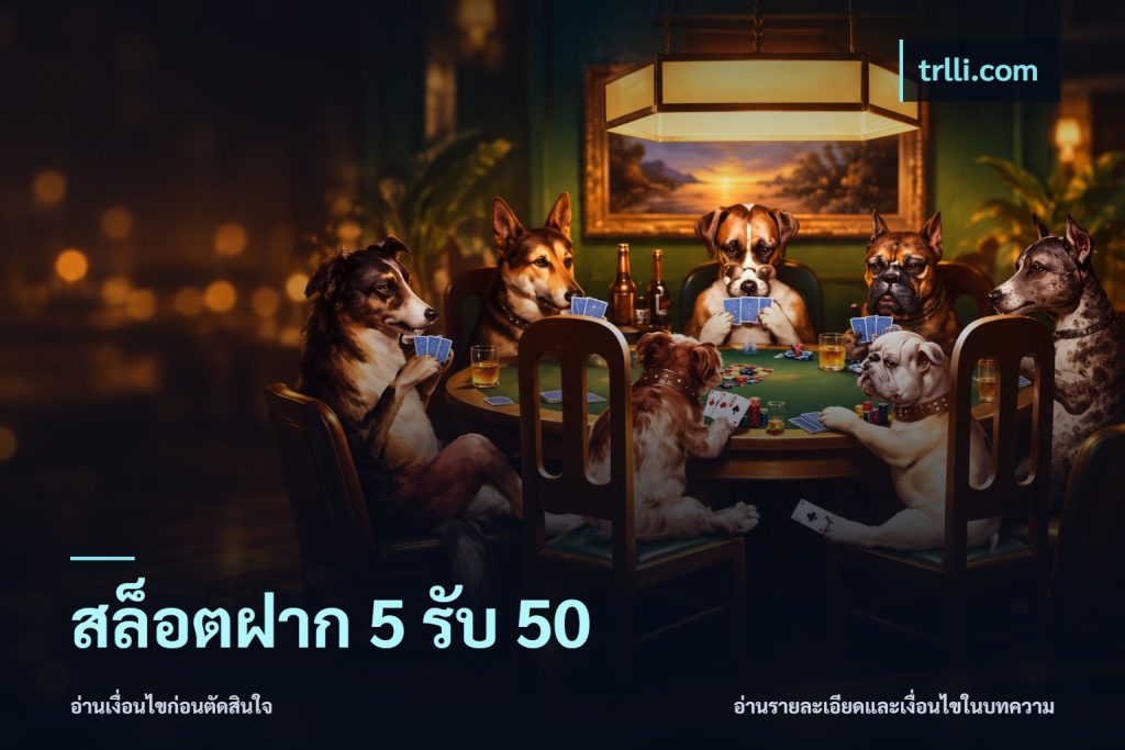 สล็อตฝาก 5 รับ 50