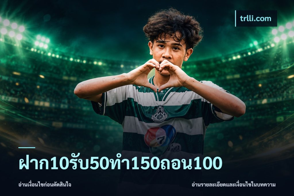 ฝาก10รับ50ทํา150ถอน100