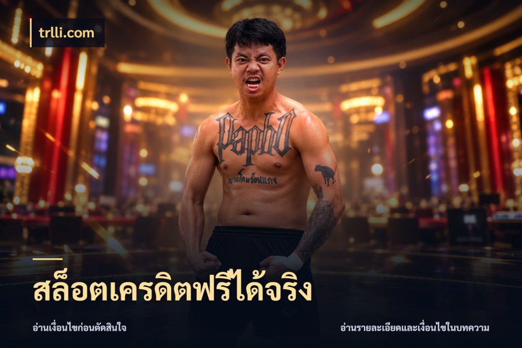 สล็อตเครดิตฟรีได้จริง สายโบนัสเลือกมุมเครดิตให้ตรงสไตล์ กับ trlli.com