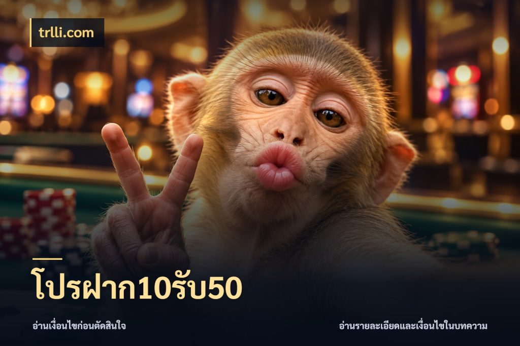 โปรฝาก10รับ50 เปิดมุมโปรให้เข้ากับเกมแนวโปรด กับ trlli.com