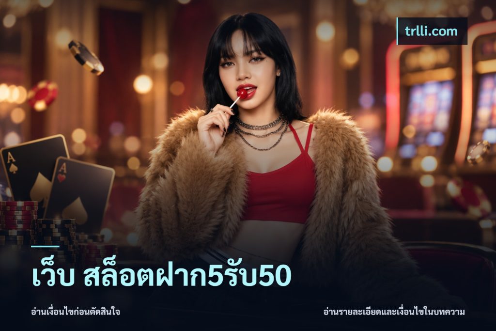 เว็บ สล็อตฝาก5รับ50