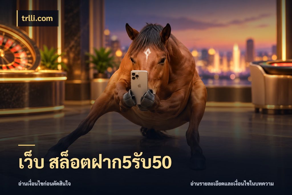 เว็บ สล็อตฝาก5รับ50 จับคู่โบนัสกับสไตล์เกมที่ชอบ กับ trlli.com