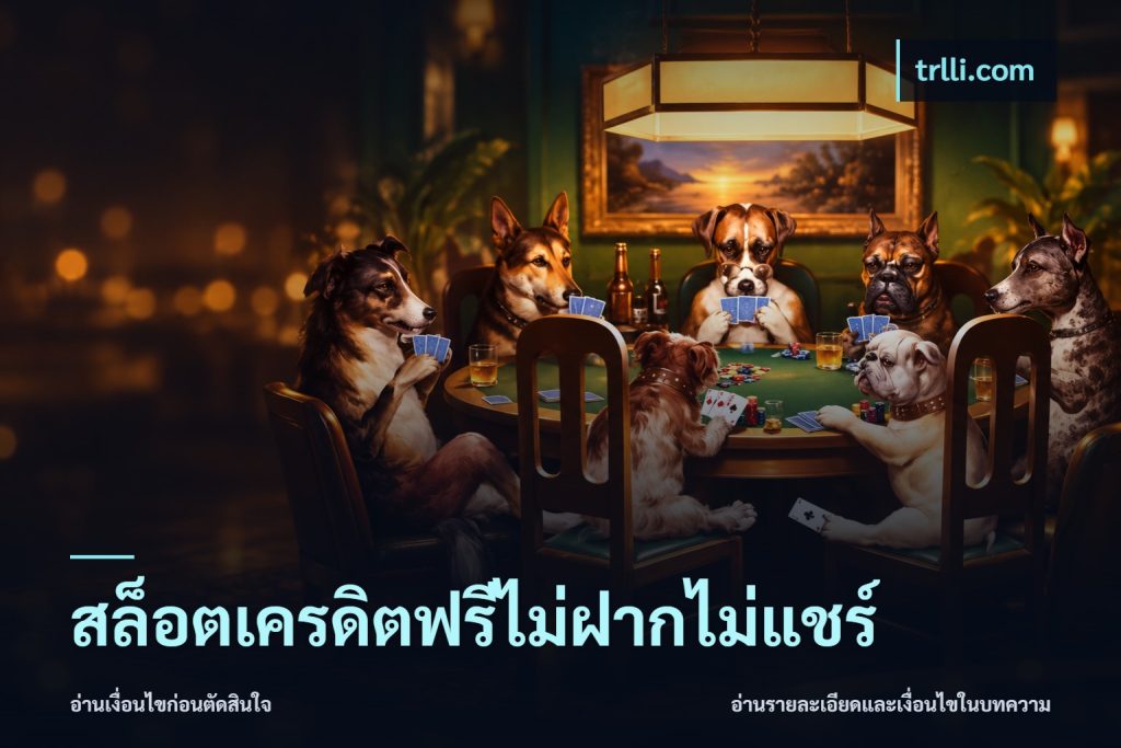 สล็อตเครดิตฟรีไม่ฝากไม่แชร์