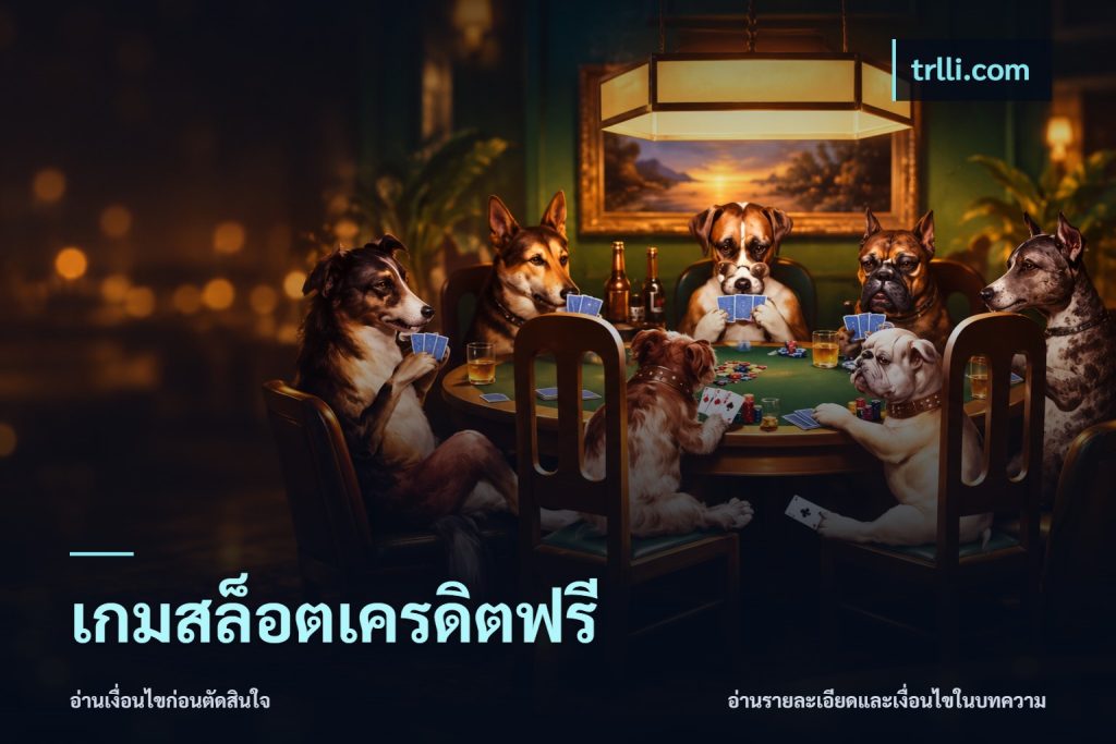 เกมสล็อตเครดิตฟรี