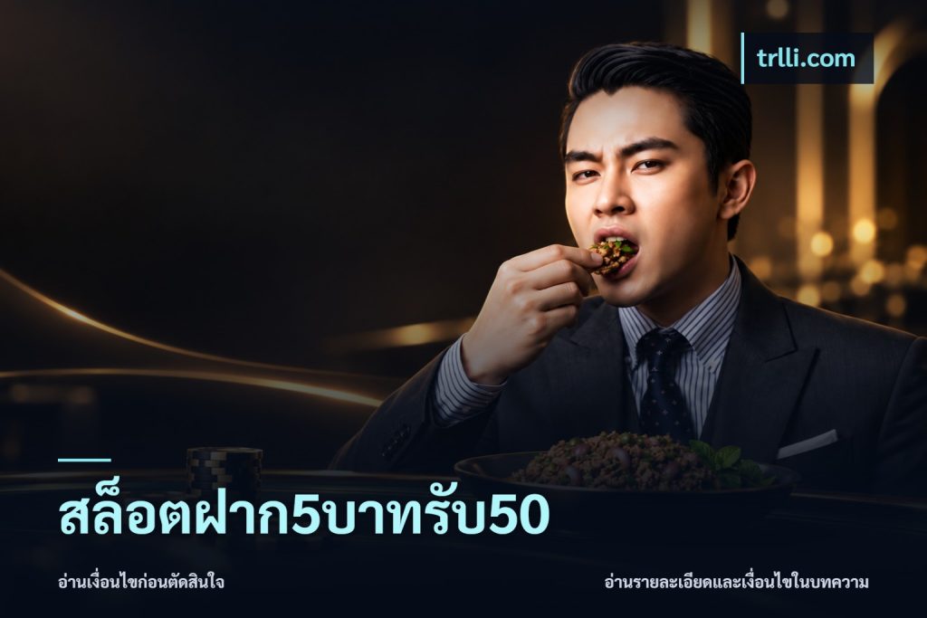 สล็อตฝาก5บาทรับ50