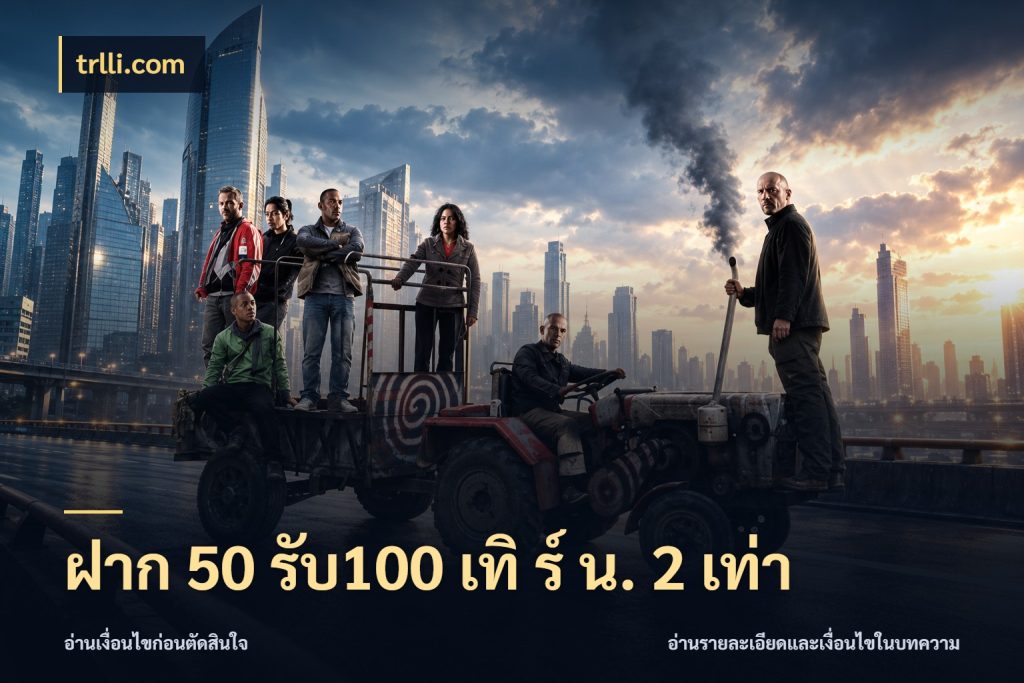 ฝาก 50 รับ100 เทิ ร์ น. 2 เท่า จับคู่โบนัสกับสไตล์เกมที่ชอบ ในมุม trlli.com
