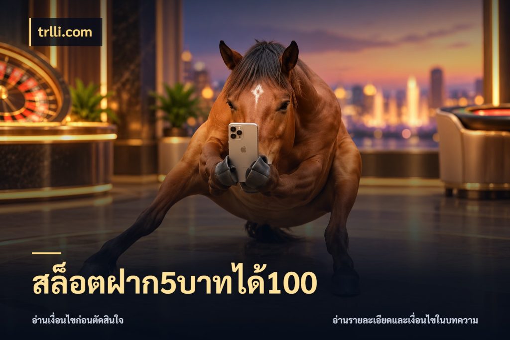 สล็อตฝาก5บาทได้100 รูปแบบโบนัสกับสิทธิ์ของสายเกม ในมุม trlli.com