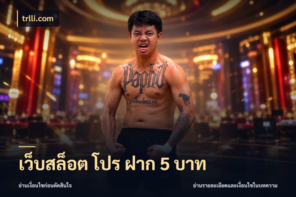 เว็บสล็อต โปร ฝาก 5 บาท มุมสนุกของคนที่กำหนดขอบเขตตัวเอง กับ trlli.com