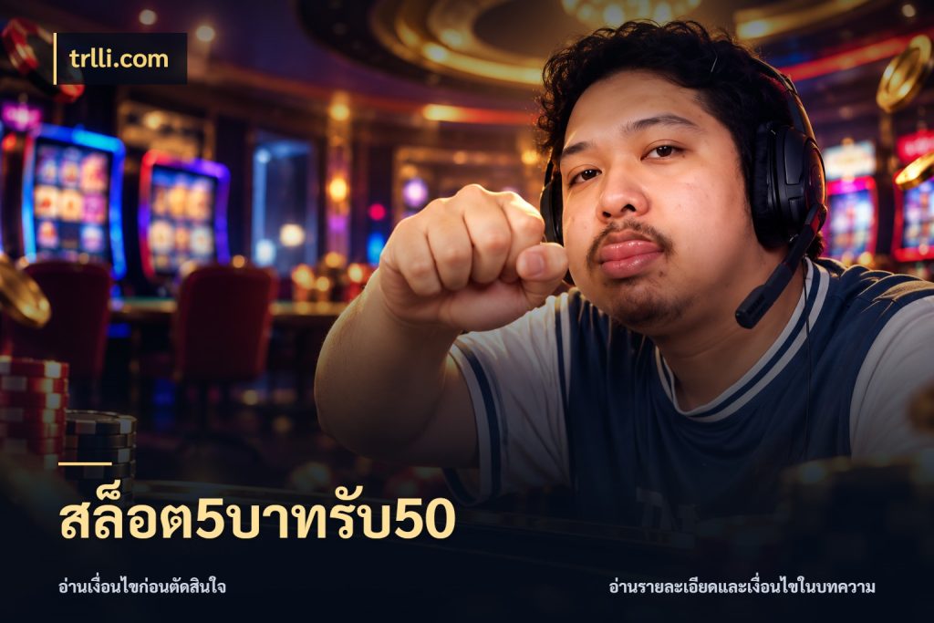 สล็อต5บาทรับ50 จุดเด่นของเครดิตที่คนชอบเกมอยากรู้ ในมุม trlli.com