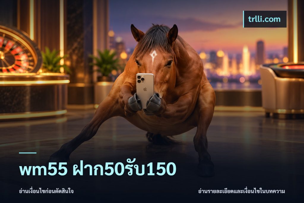 wm55 ฝาก50รับ150