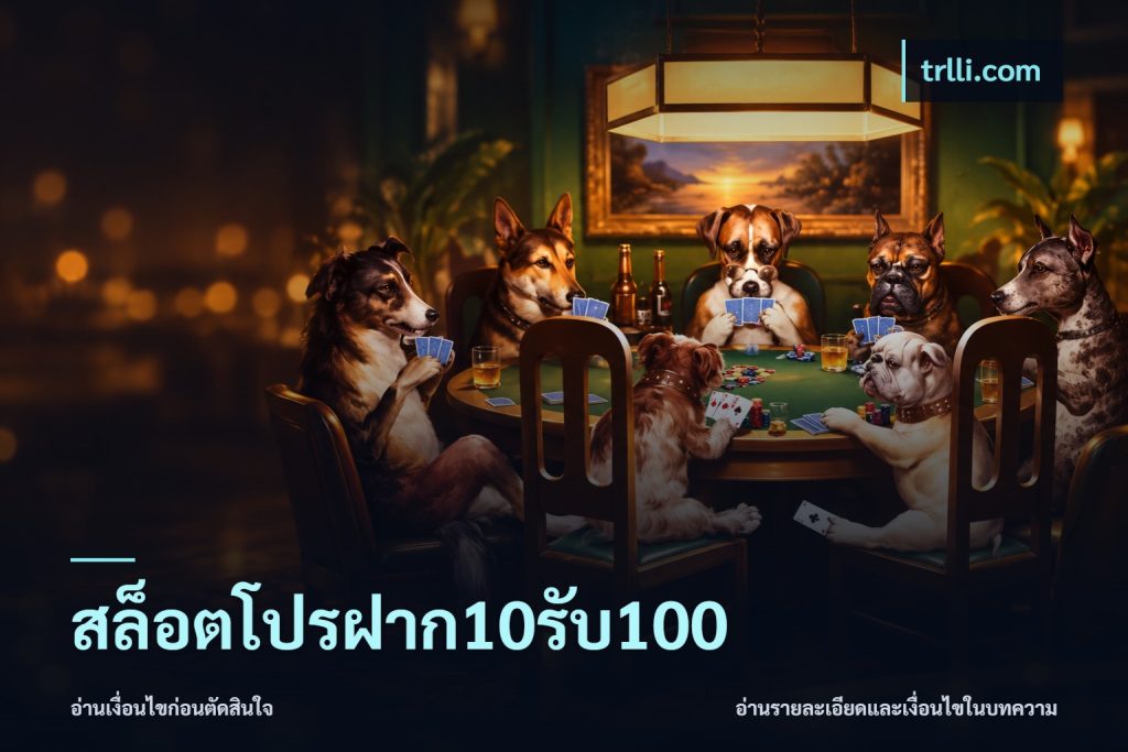 สล็อตโปรฝาก10รับ100