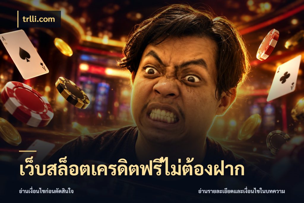 เว็บสล็อตเครดิตฟรีไม่ต้องฝาก trlli.com เครดิตฟรีในมุมที่สายโบนัสสนใจ