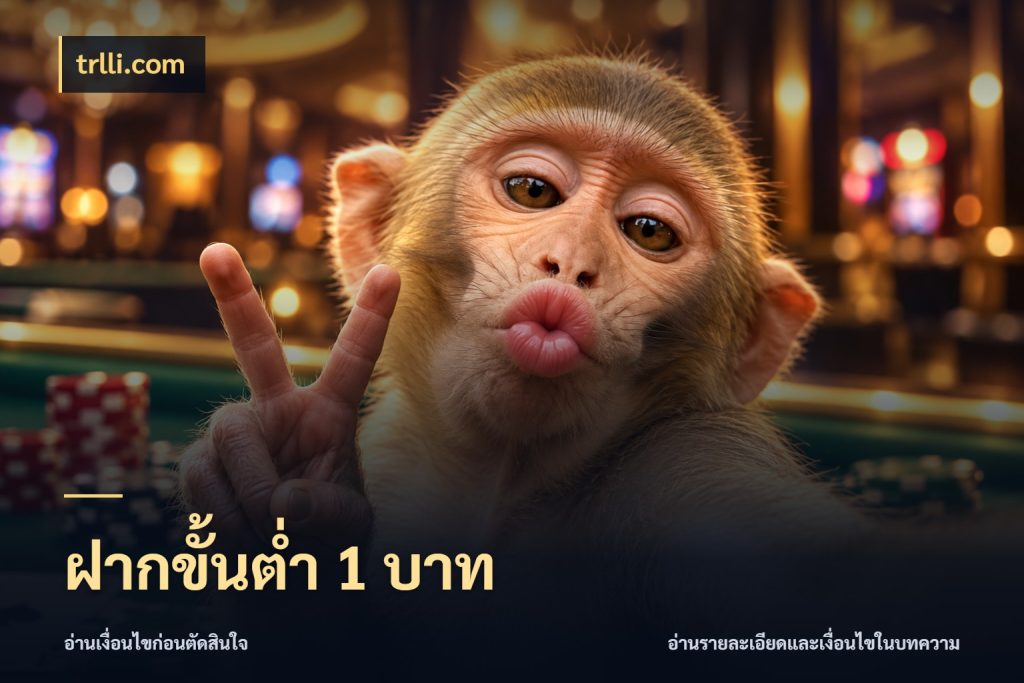 ฝากขั้นต่ำ 1 บาท trlli.com ทุนเบาก็มีสีสันในจังหวะของคุณ