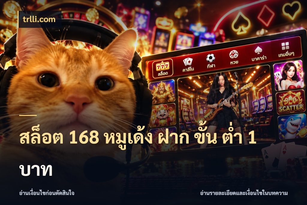 สล็อต 168 หมูเด้ง ฝาก ขั้น ต่ำ 1 บาท ยอดเริ่มต้นน่าจับตากับสิทธิ์ที่เกี่ยวข้อง ในมุม trlli.com