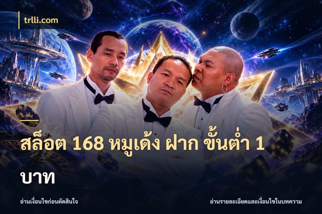 สล็อต 168 หมูเด้ง ฝาก ขั้นต่ำ 1 บาท มุมสนุกของคนที่กำหนดขอบเขตตัวเอง ในมุม trlli.com