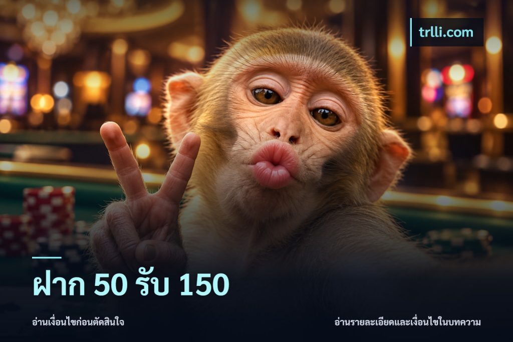 ฝาก 50 รับ 150