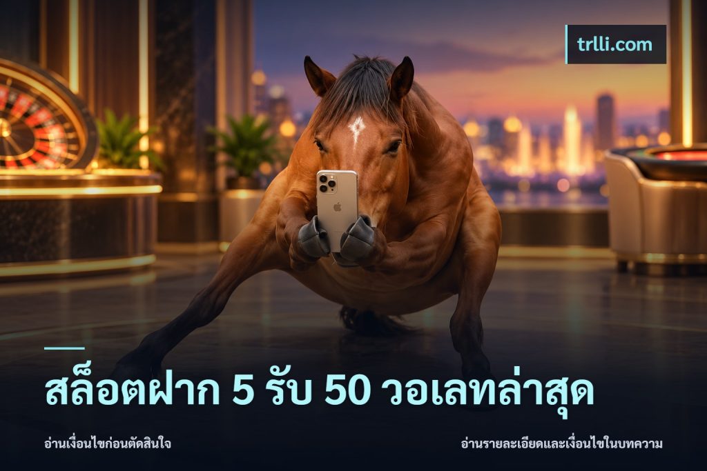 สล็อตฝาก 5 รับ 50 วอเลทล่าสุด