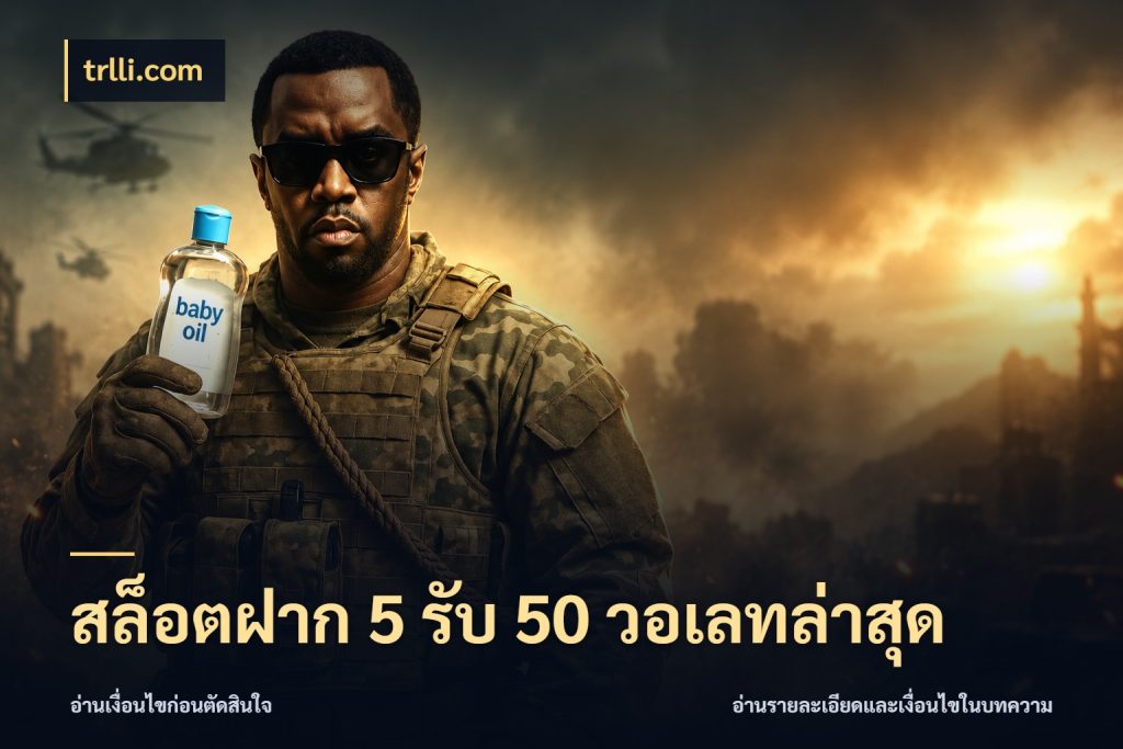 สล็อตฝาก 5 รับ 50 วอเลทล่าสุด จับประเด็นยอดรับก่อนเลือกความสนุก กับ trlli.com