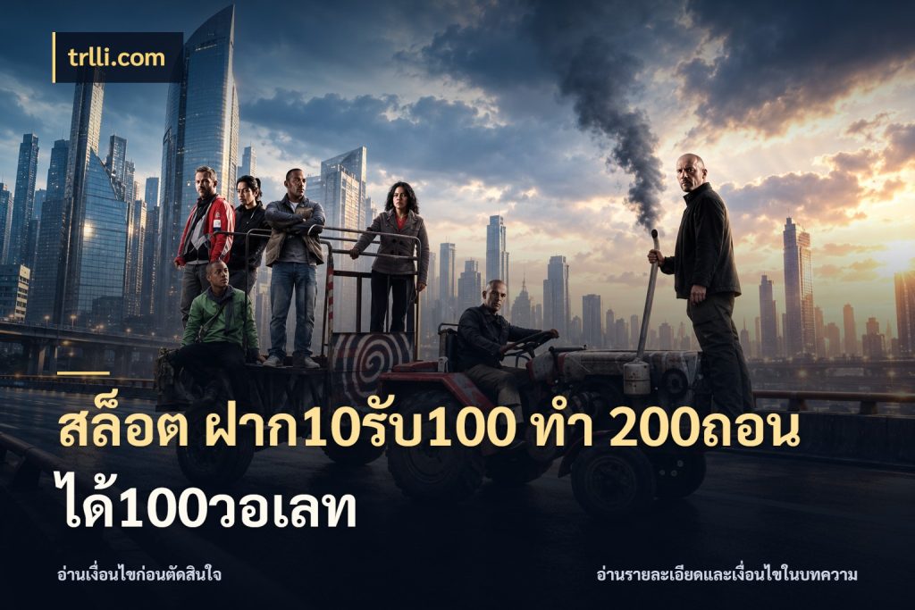 สล็อต ฝาก10รับ100 ทํา 200ถอนได้100วอเลท trlli.com สนุกกับตัวเลือกโปรในสไตล์ของคุณ