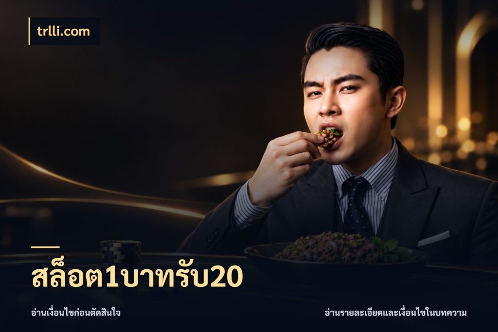 สล็อต1บาทรับ20 รูปแบบโบนัสกับสิทธิ์ของสายเกม ในมุม trlli.com