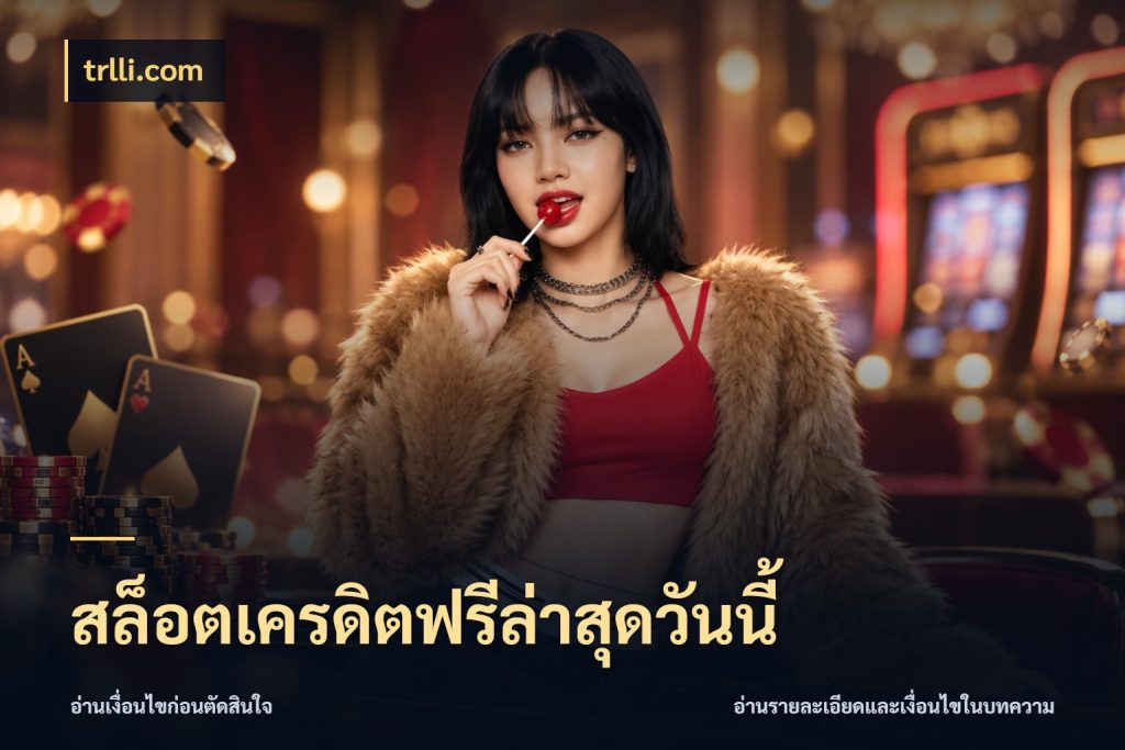 สล็อตเครดิตฟรีล่าสุดวันนี้ ชนิดเครดิตกับสิทธิ์ที่คุณอยากรู้ กับ trlli.com