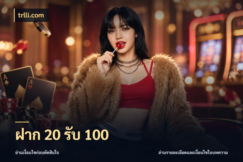 ฝาก 20 รับ 100 จุดเด่นของเครดิตที่คนชอบเกมอยากรู้ สไตล์ trlli.com