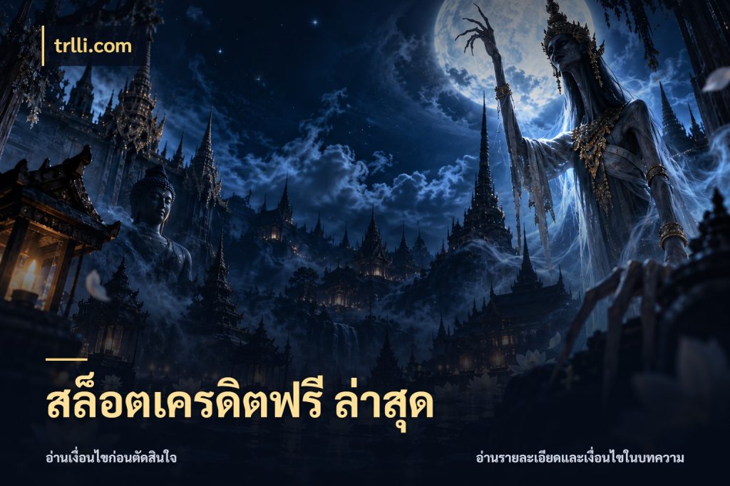 สล็อตเครดิตฟรี ล่าสุด trlli.com จับมุมเด่นของเครดิตฟรีให้ตรงใจ