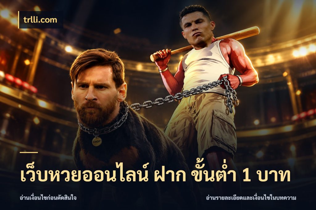 เว็บหวยออนไลน์ ฝาก ขั้นต่ำ 1 บาท trlli.com ขอบเขตเงินที่คุณเลือกกับบริการหวย