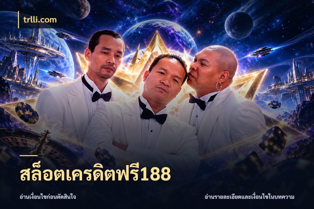 สล็อตเครดิตฟรี188 จับมุมเด่นของเครดิตฟรีให้ตรงใจ สไตล์ trlli.com
