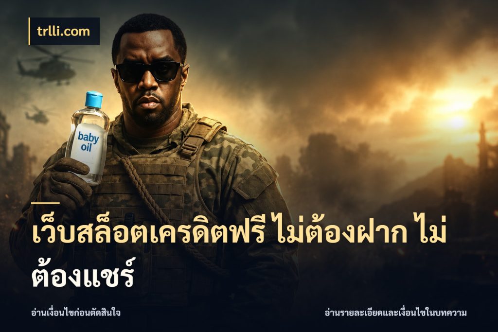 เว็บสล็อตเครดิตฟรี ไม่ต้องฝาก ไม่ต้องแชร์ เลือกสไตล์ความสนุกจากรูปแบบเครดิต กับ trlli.com