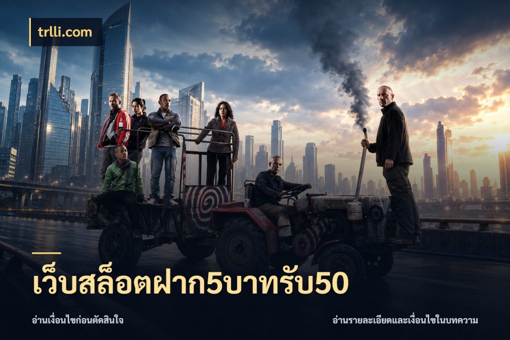 เว็บสล็อตฝาก5บาทรับ50 ยอดฝากและยอดรับในมุมของคนชอบลุ้น สไตล์ trlli.com
