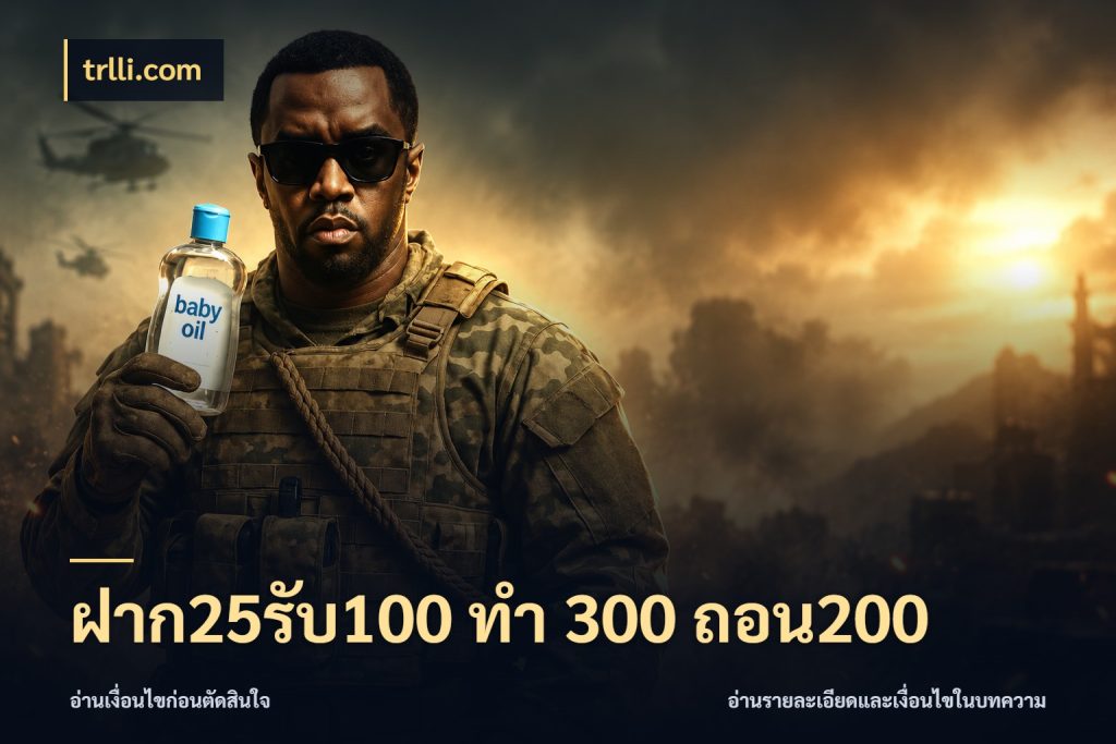 ฝาก25รับ100 ทํา 300 ถอน200 สนุกกับตัวเลือกโปรในสไตล์ของคุณ กับ trlli.com
