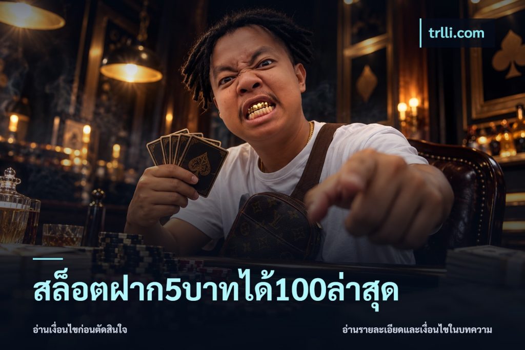 สล็อตฝาก5บาทได้100ล่าสุด