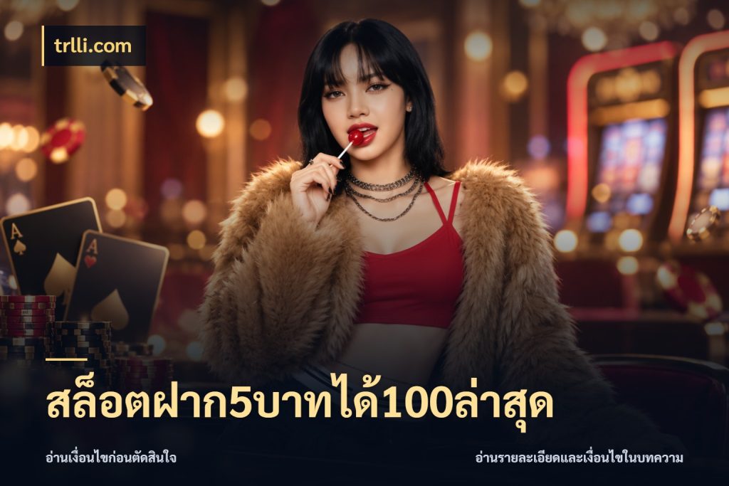 สล็อตฝาก5บาทได้100ล่าสุด ยอดฝากและยอดรับในมุมของคนชอบลุ้น ในมุม trlli.com