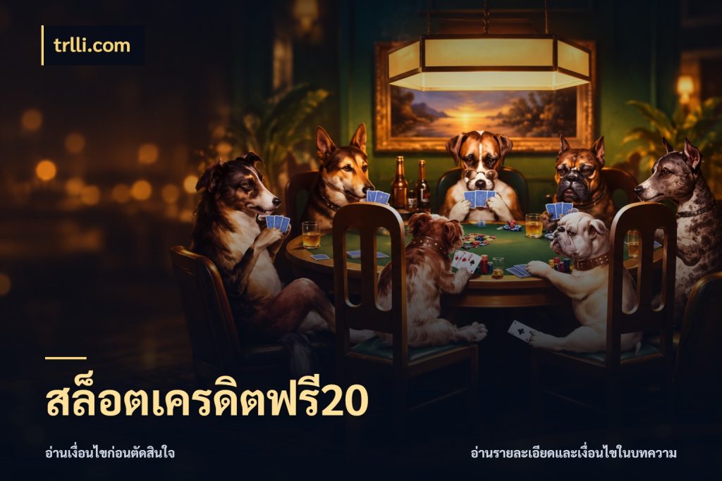 สล็อตเครดิตฟรี20 เลือกสไตล์ความสนุกจากรูปแบบเครดิต สไตล์ trlli.com