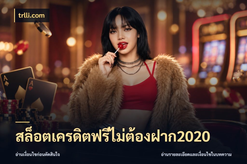 สล็อตเครดิตฟรีไม่ต้องฝาก2020 สิทธิ์ที่สายโบนัสสนใจกับวิธีรับ กับ trlli.com