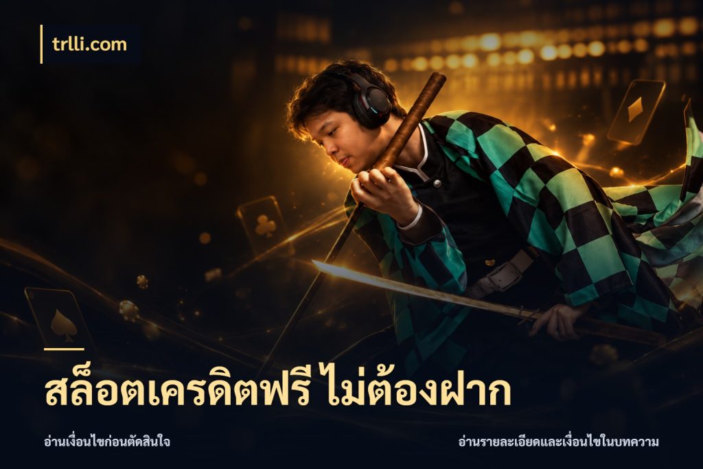 สล็อตเครดิตฟรี ไม่ต้องฝาก สายโบนัสเลือกมุมเครดิตให้ตรงสไตล์ ในมุม trlli.com