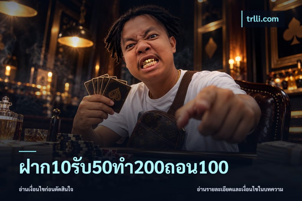 ฝาก10รับ50ทํา200ถอน100