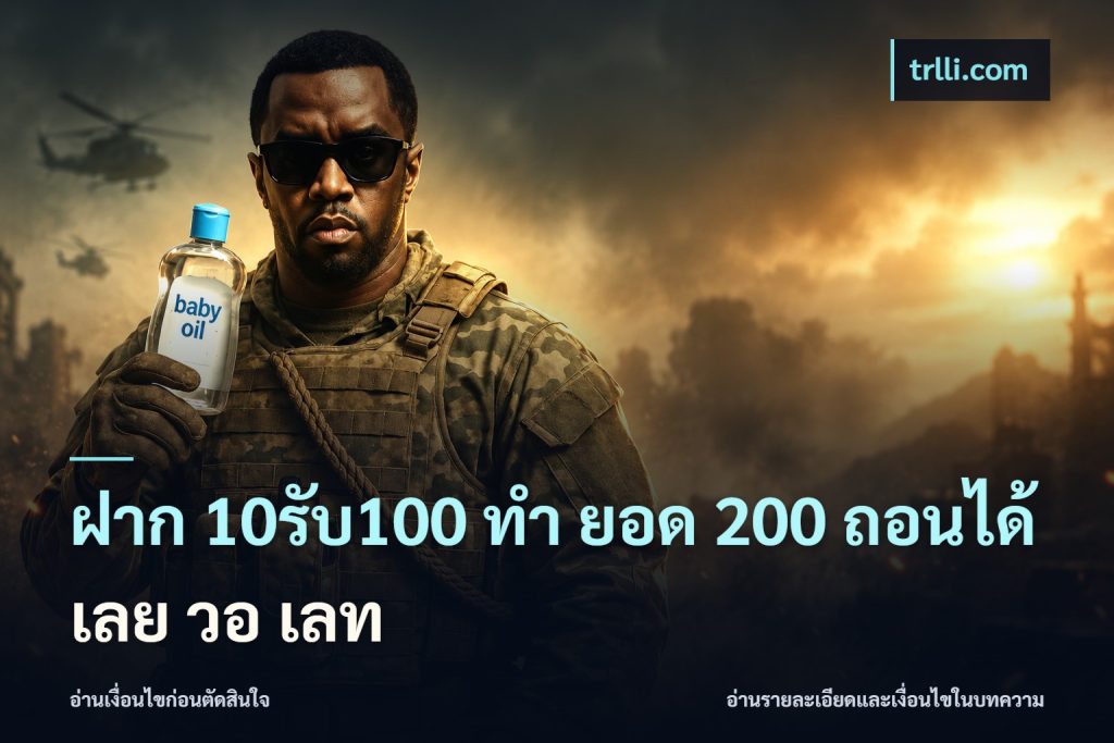 ฝาก 10รับ100 ทํา ยอด 200 ถอนได้เลย วอ เลท