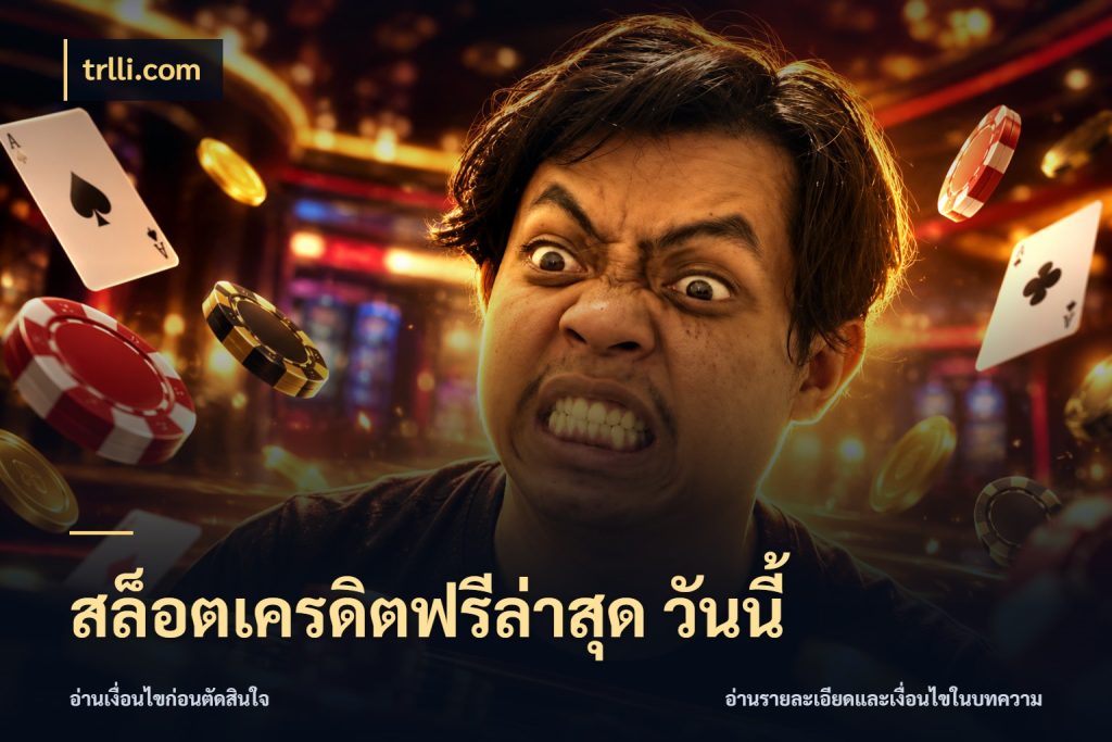 สล็อตเครดิตฟรีล่าสุด วันนี้ trlli.com สีสันของเครดิตฟรีและเกมแนวที่ชอบ