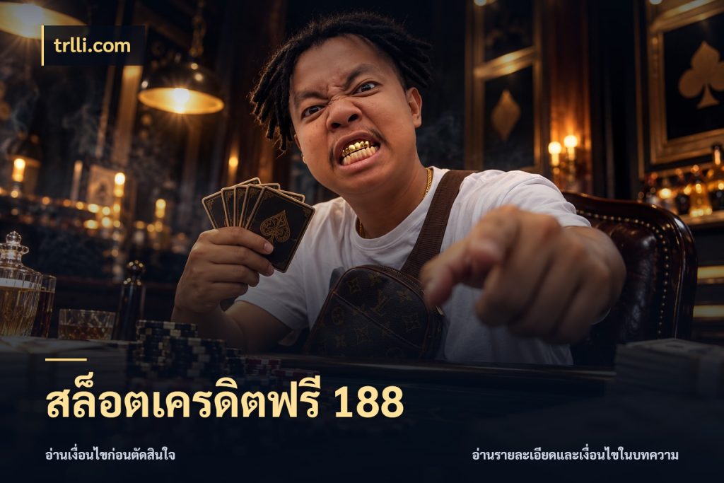 สล็อตเครดิตฟรี 188 trlli.com เครดิตฟรีในมุมที่สายโบนัสสนใจ