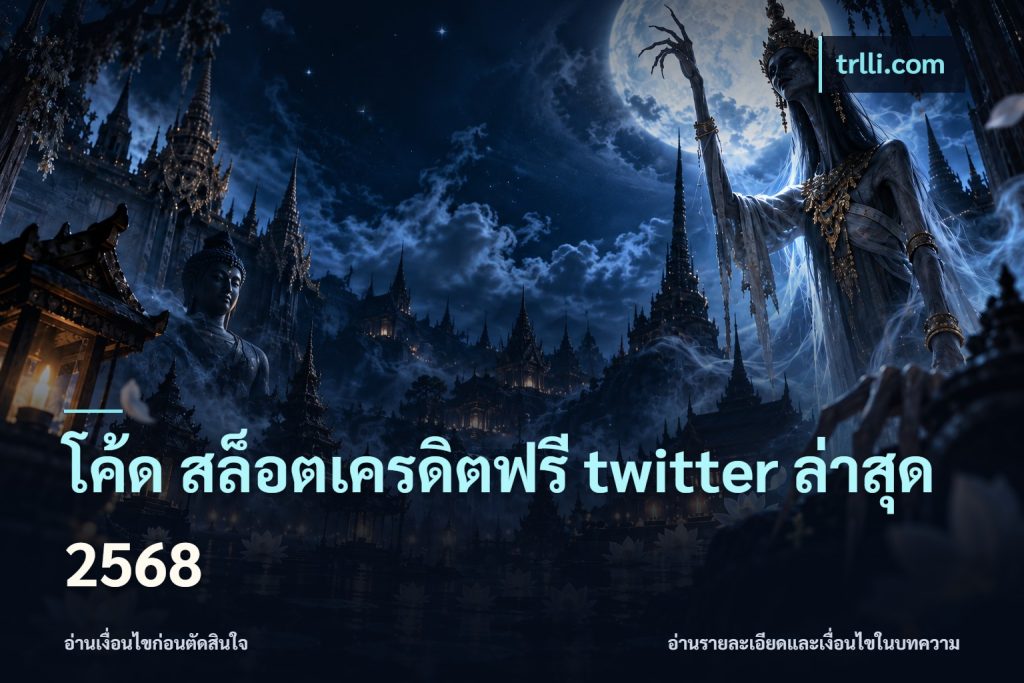 โค้ด สล็อตเครดิตฟรี twitter ล่าสุด 2568