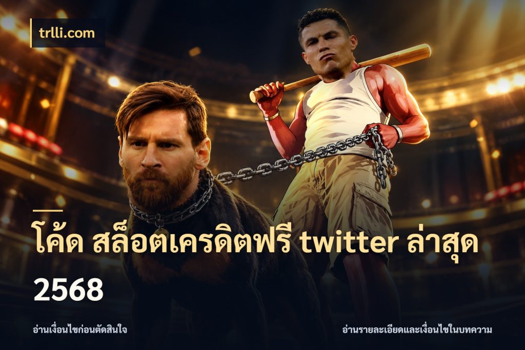 โค้ด สล็อตเครดิตฟรี twitter ล่าสุด 2568 trlli.com สีสันของเครดิตฟรีและเกมแนวที่ชอบ