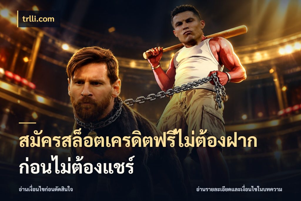 สมัครสล็อตเครดิตฟรีไม่ต้องฝากก่อนไม่ต้องแชร์ เครดิตฟรีกับจังหวะลุ้นที่คุณเลือก กับ trlli.com